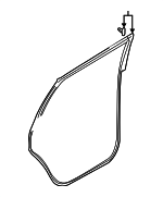 4L0839912 - Body: Door Weather-strip for Audi Image