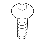 N90974701 - Body: Spoiler End Screw for Porsche: Cayenne, Macan, Panamera Image