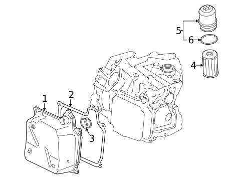 Transaxle Parts for 2011 Audi A3 Quattro #1