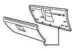 1DB901J8AA - : Glove Box Assembly for Dodge: Ram 1500, Ram 2500, Ram 3500 Image