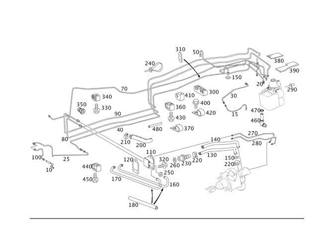 1994202226 - : Brake Line for Mercedes-Benz: SLR McLaren Image