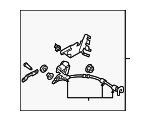 3G131055C - Emission System: Vacuum Harness for Volkswagen: Jetta Image