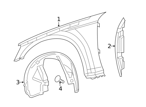 Fender & Components for 2015 Chrysler 300 #0