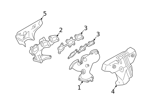 Exhaust Manifold for 2005 Nissan Quest #0
