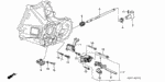 24230PG2000 - Transmission - Manual: HOLDER, REVERSE SHIFT for Acura Image