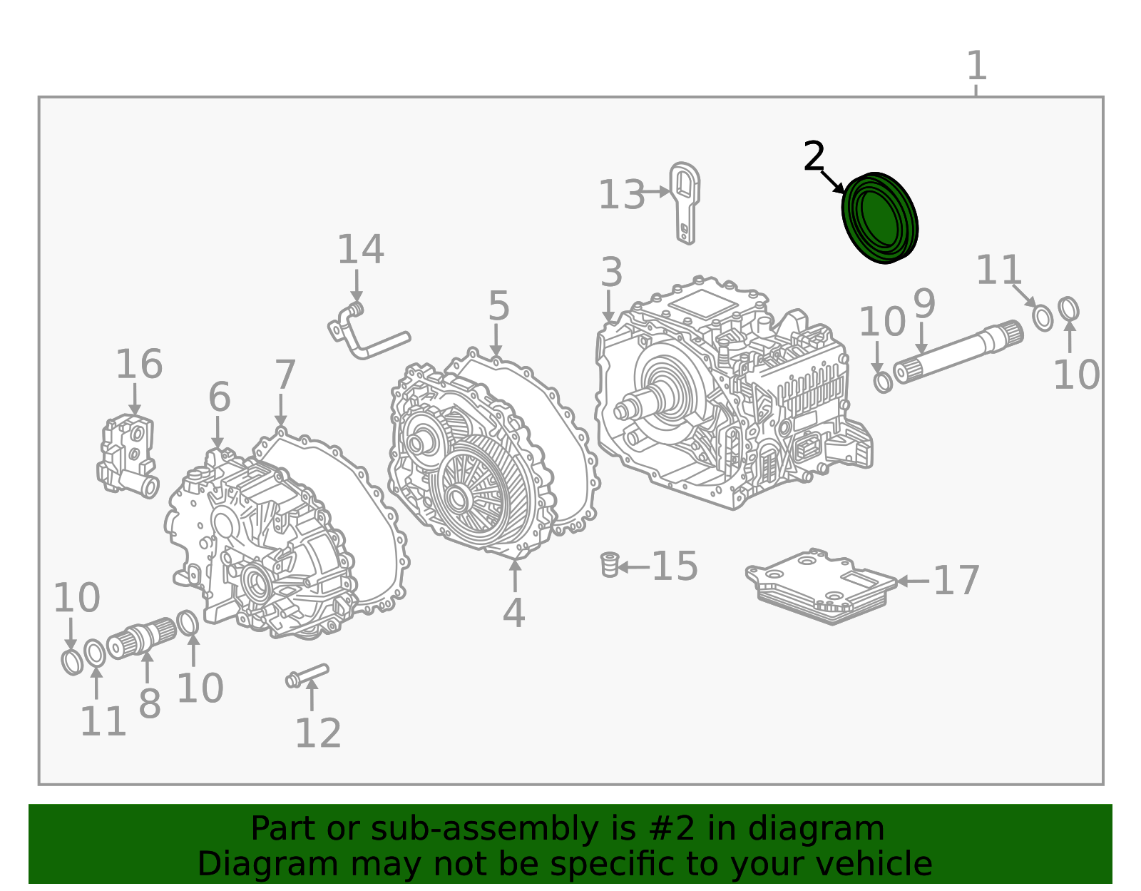 2025-2026 GM Drive Unit Outer Seal 24045369 | OEM Parts Online