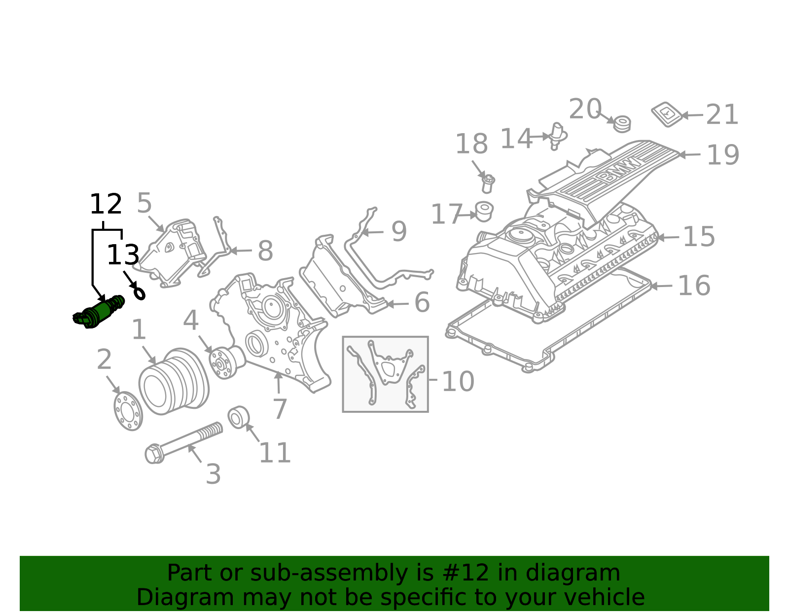 11367560462 - 2002-2010 BMW Engine Variable Valve Timing (Vvt