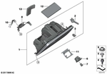 51169363456 - : Opener, Glove Compartment, Locking for BMW Image