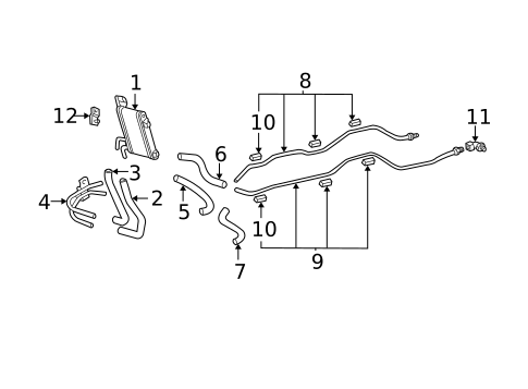 Trans Oil Cooler for 2006 Toyota Tundra #0