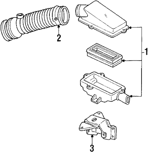 Air Intake for 1989 Buick Regal #0