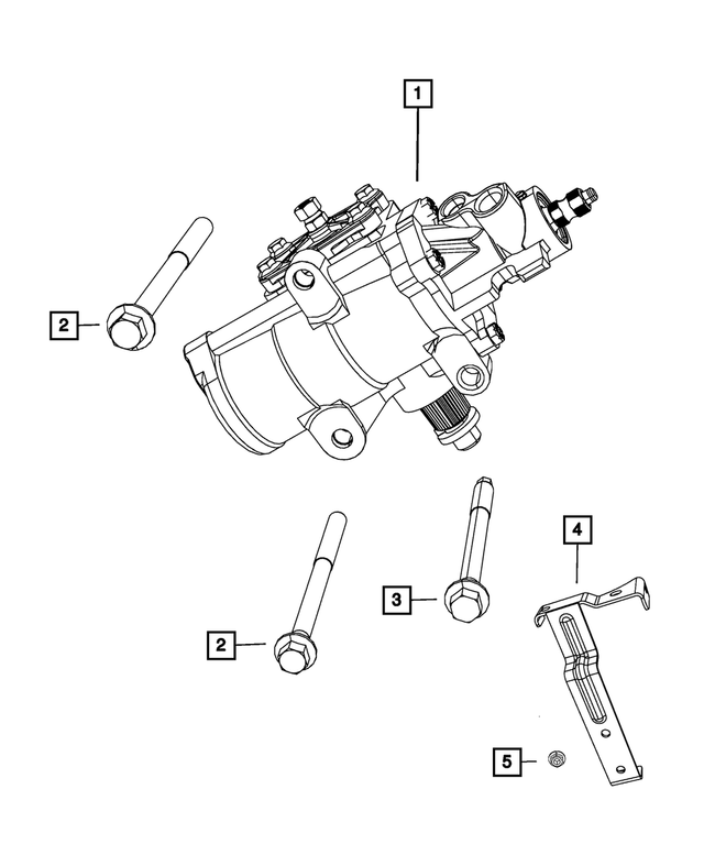 68575539AB - Steering: Power Steering Gear for Mopar Image image