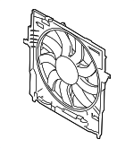 17427647652 - Cooling System: Fan Blade for BMW: 530i, 535d, 535d xDrive, 535i, 535i GT, 535i GT xDrive, 535i xDrive, 540i, 640i, 640i Gran Coupe, 640i xDrive, 640i xDrive Gran Coupe, 740i, 740Ld xDrive, 740Li, 740Li xDrive, ActiveHybrid 5, ActiveHybrid 7 Image
