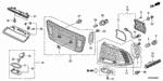 33508SEPA01 - Electrical/Exhaust/Heater/Fuel: SCREW, TAPPING (14X4) for Acura Image