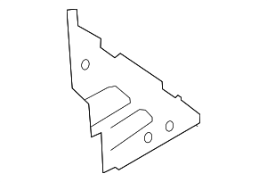 41007488100 - Body: Aperture Reinforced Reinforcement for BMW: 230i, 230i xDrive, 330e, 330e xDrive, 330i, 330i xDrive, 430i, 430i Gran Coupe, 430i xDrive, 430i xDrive Gran Coupe, i4, M2, M240i, M240i xDrive, M3, M340i, M340i xDrive, M4, M440i, M440i Gran Coupe, M440i xDrive, M440i xDrive Gran Coupe Image