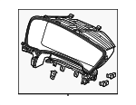 77200T20A11ZA - Body: Instrument Cluster Visor for Honda Image
