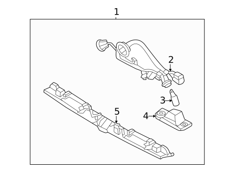 License Lamps for 2025 Hyundai Tucson #0