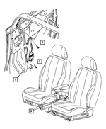 ZF39BD5AF - : Front Outer Seat Belt, Left for Chrysler: PT Cruiser Image