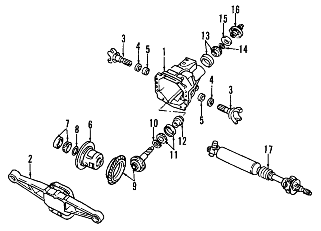 4763897AC - Universals &amp; Rear Axle: Carrier for Mopar Image