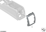 51166996849 - Vehicle Trim: Cover Centre Console, Rear for BMW Image