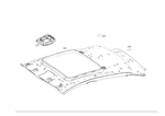 2926900850 - Trim and Lining: Trim, Roof for Mercedes-Benz Image