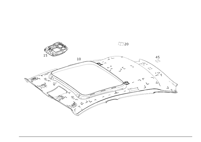 2926902100 - Trim and Lining: Mounting Frame for Mercedes-Benz Image image