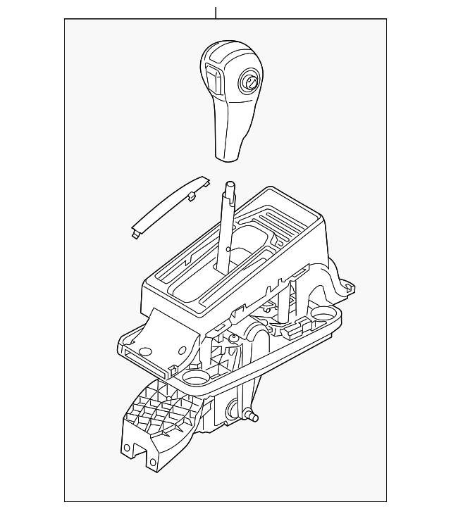 Genuine Ford 2013-2014 Ford Mustang - Gear Shift Assembly