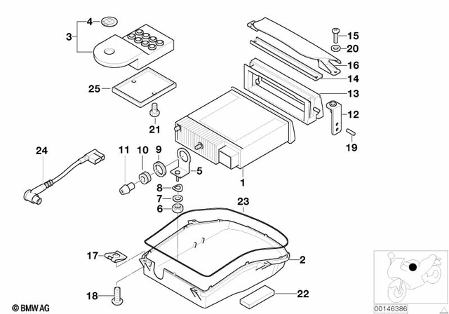 65127707658 - : CD-Radio for BMW-Motorrad Image
