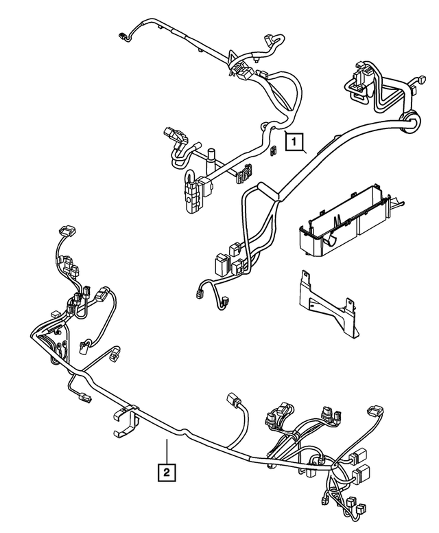 5081005AC - Electrical: Headlamp To Dash Wiring for Mopar Image