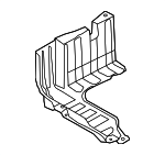 291203X000 - Body: Side Shield for Hyundai: Elantra, Elantra Coupe, Elantra GT Image