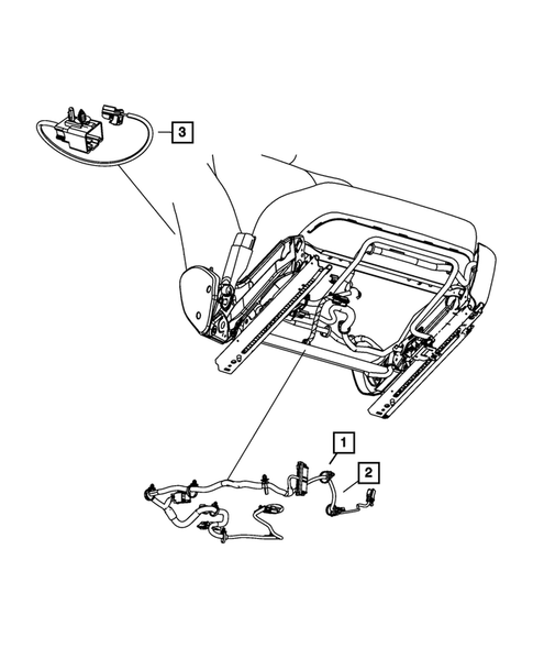 Wiring-Body and Accessories for 2008 Dodge Challenger #1