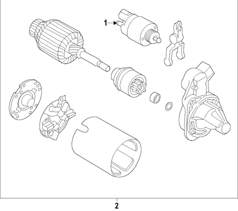 Starter for 2025 Hyundai Kona #0