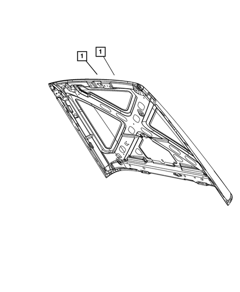 Under Hood for 2021 Jeep Gladiator #1