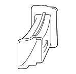 51757185167 - Body: Air Duct for BMW: 740i, 740Ld xDrive, 740Li, 740Li xDrive, 750i, 750i xDrive, 750Li, 750Li xDrive, 760Li, ActiveHybrid 7 Image