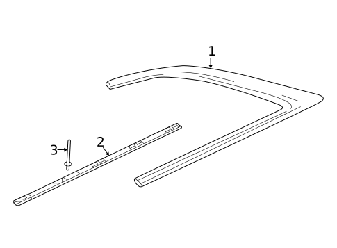 Exterior Trim - Quarter Panel for 2016 Cadillac ATS #0