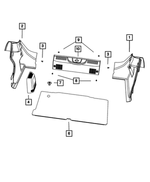 1TJ70JD7AC - : Amplifier Cover for Mopar Image