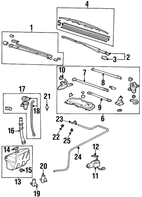 Wipers for 1995 Honda Odyssey #0