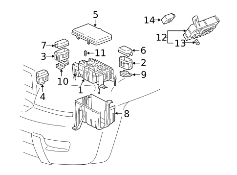 Electrical Components for 2007 Toyota 4Runner #0