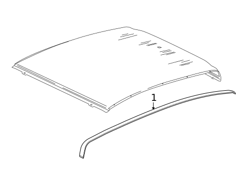 Exterior Trim - Cab for 2016 Chevrolet Colorado #0