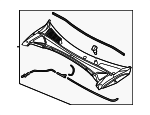 86150DO100 - Body: Cowl Grille for Kia Image