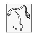 21186015869C94 - Body: Lap &amp; Shoulder Belt for Mercedes-Benz Image