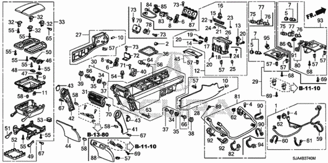 Console for 2007 Acura RL #0
