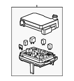 22865683 - Electrical: Fuse Box for Chevrolet: Equinox | GMC: Terrain Image