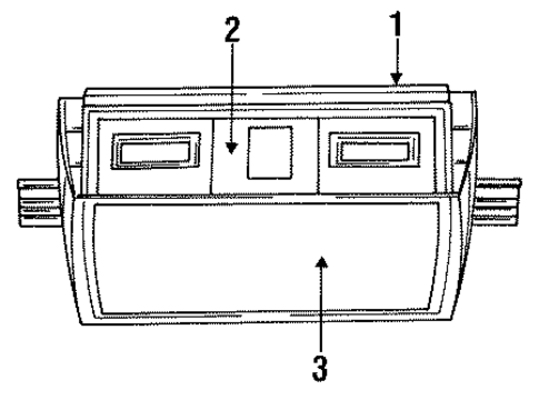 Overhead Console for 1989 Chrysler New Yorker #0