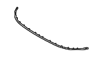 86591P1000 - Body: Lower Deflector for Kia Image