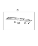 6ZP58DX9AA - Interior Trim: Liftgate Scuff Plate for Dodge: Durango Image