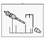 4410157L12 - : Axle Assembly for Suzuki: Kizashi Image