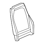 20951081 - Body: Seat Back Frame for Chevrolet: Silverado 2500 HD, Silverado 3500 HD | GMC: Sierra 2500 HD, Sierra 3500 HD Image