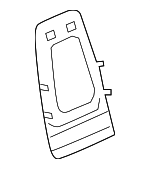 20926192 - Body: Seat Back Panel for Chevrolet: Silverado 2500 HD, Silverado 3500 HD | GMC: Sierra 2500 HD, Sierra 3500 HD Image