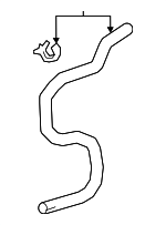 G922A47010 - : 2016-2023 Toyota - Inverter Hose for Toyota: Corolla, Prius, Prius AWD-e, Prius Prime Image