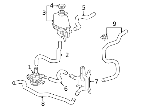 Inverter Cooling Components for 2016 Toyota Prius #0